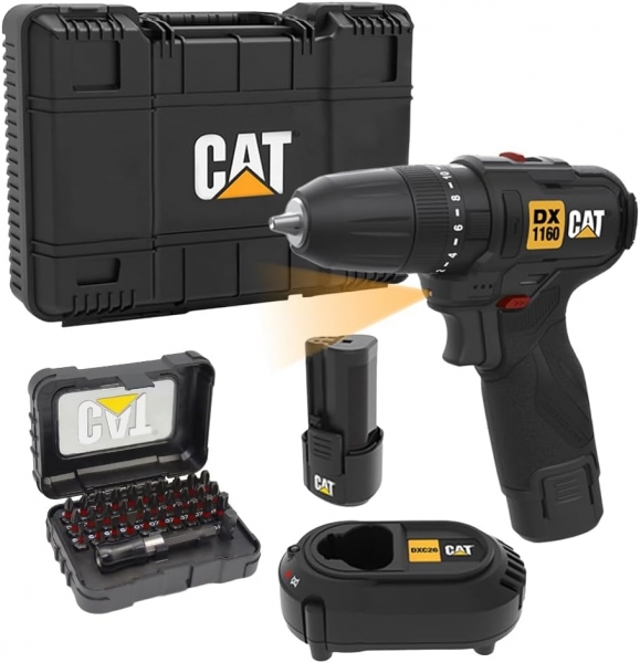 CAT DX1160 Akülü Matkap