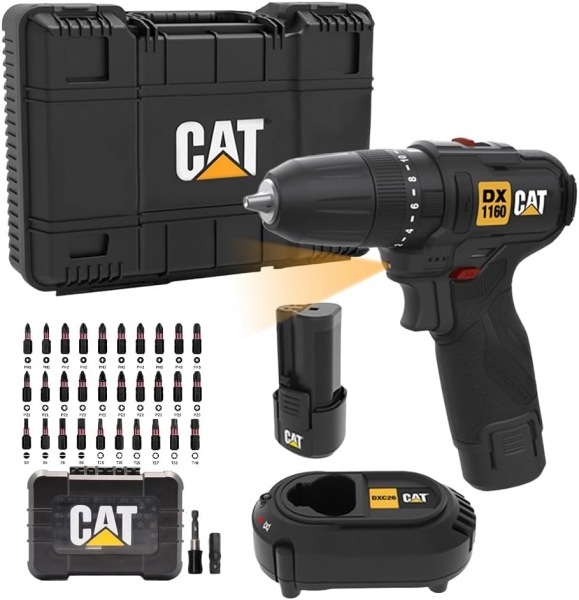 CAT DX1160 Akülü Matkap