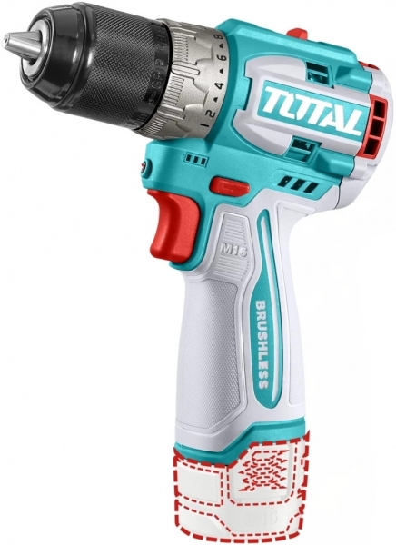 Total TIDLI16682 Akülü Matkap