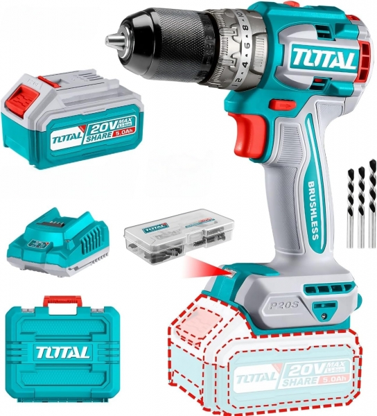 Total TIDLI206028 Akülü Matkap