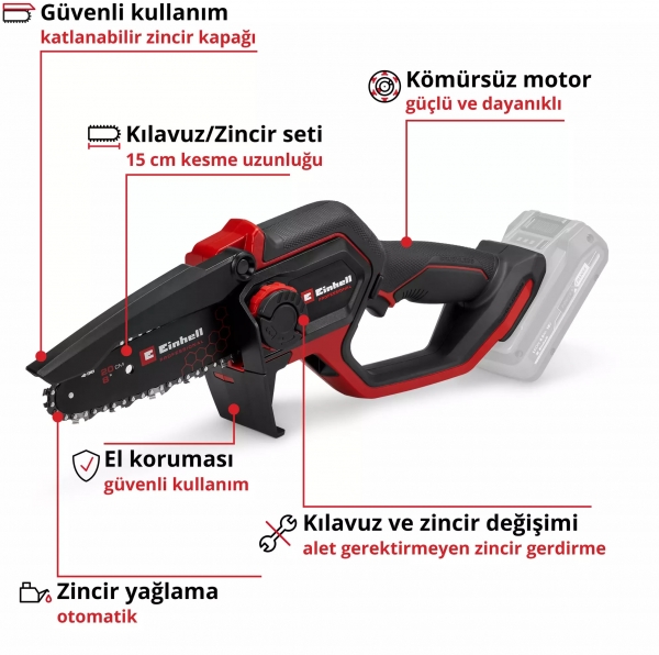 Einhell GP-PS 18/20 Li BL Solo Budama Testeresi