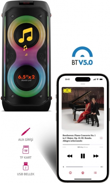Powerway Duo XL Bluetooth Hoparlör
