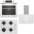 Altus Beyaz Ankastre Set ALA 159 DW + Ala 322 W + ALA 510 HW
