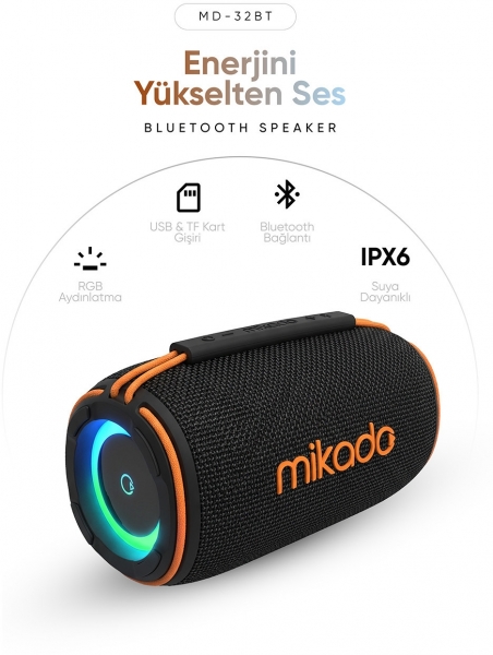Mikado Blitz 2 Bluetooth Hoparlör (30 W)