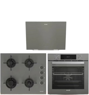 Arçelik Gri Set 2 Ankastre Set OCD T 601-1 EG + AFC 330 G + ADE 604-1 G
