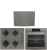 Arçelik Gri Set 2 Ankastre Set OCD T 601-1 EG + AFC 330 G + ADE 604-1 G