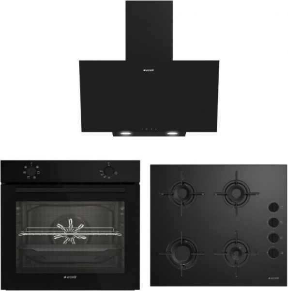 Arçelik Siyah Ankastre Set OCD T 601 ESR + AFC 121 SR + ADE 603 SR