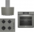 Beko New Grey Star Ankastre Set BOCD T 6011 EG + BFC 330 G + BDE 6050 G