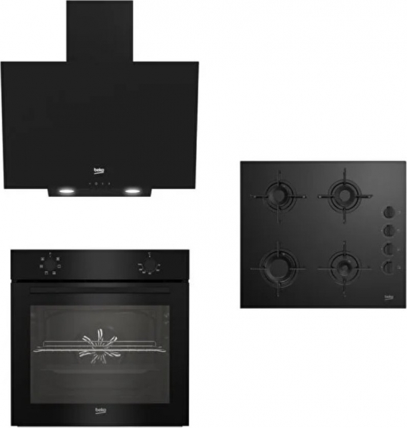 Beko Siyah Ankastre Set BOCD T 6010 ESR