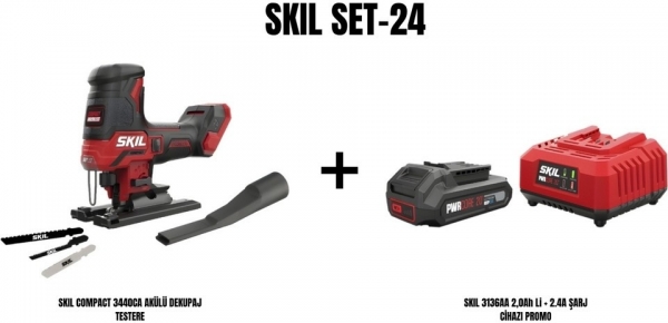 Skil 3440CA Set 24 Dekupaj Testere (Akü Dahil)