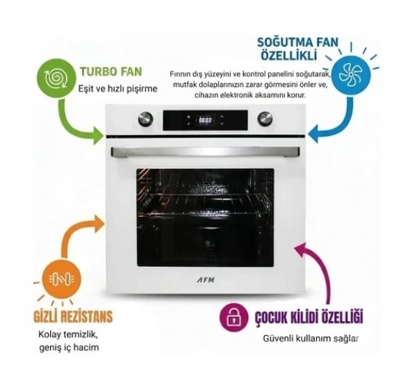 Eminçelik ve AFM Ankastre Set 22386 S + FM7701 + FM3401