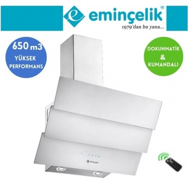 Eminçelik ve AFM Beyaz Ankastre Set 22386 S + FM7701 + CH 1455 RC W60