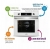 Eminçelik ve AFM Beyaz/Gri Ankastre Set 22 385S + FM 7701 + FM3301
