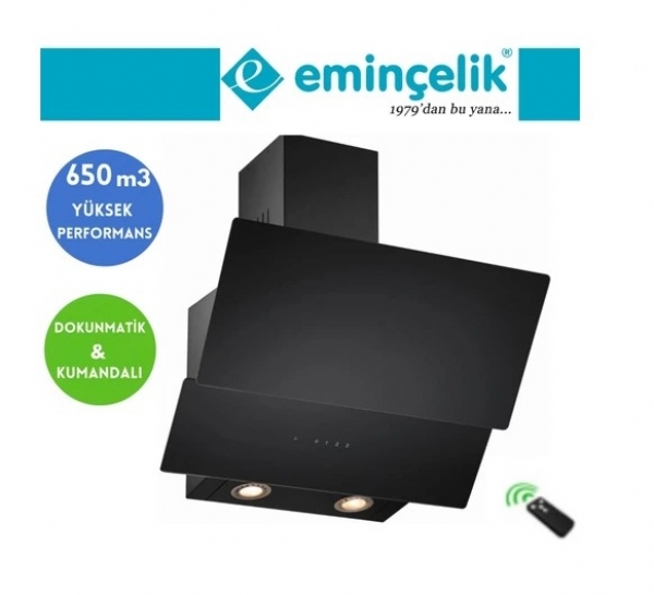 Eminçelik ve AFM Siyah Ankastre Set 22385 + FM 7700 + CH 1454 RC B60