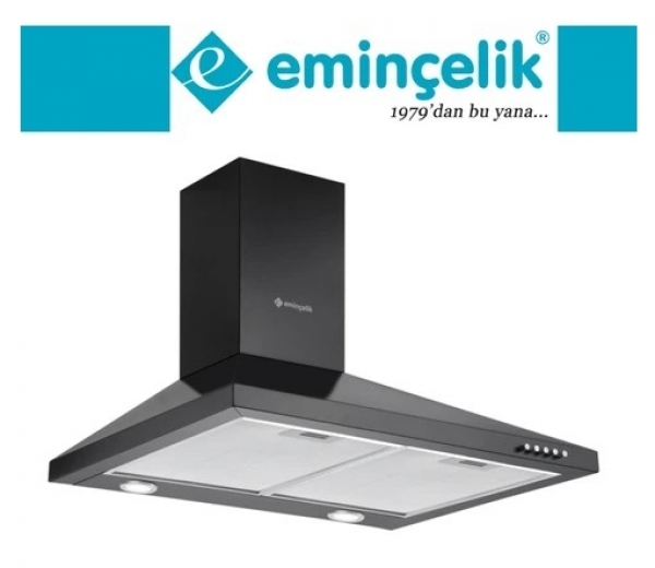 Eminçelik ve AFM Siyah Ankastre Set 22380 + FM 7700 + CH 1420 B60