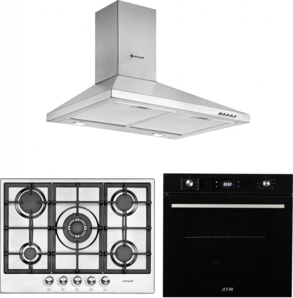 Eminçelik ve AFM İnox Ankastre Set 22380 + FM 7700 + CH 1420 X60