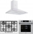 Eminçelik ve AFM Beyaz-İnox Ankastre Set 22380 + FM 7701 + CH 1420 W60