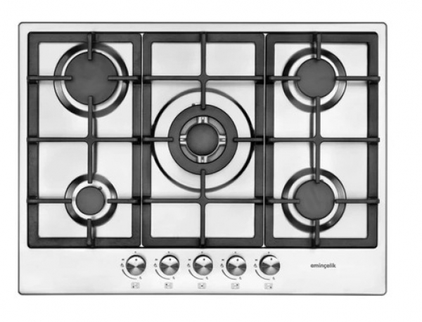 Eminçelik ve AFM Inox Siyah Ankastre Set 22380 + FM 7700 + CH 1454 RC B60
