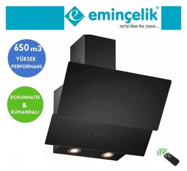Eminçelik ve AFM Siyah Ankastre Set 12225 ENG + FM 7700 + CH 1454 RC B60