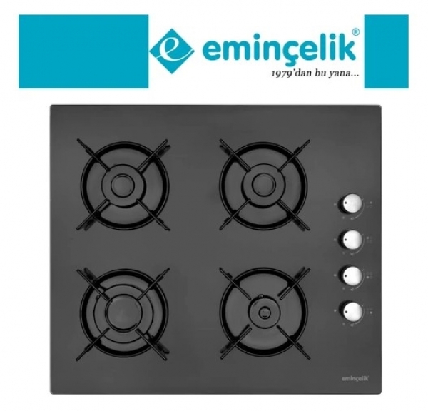 Eminçelik ve AFM Siyah Ankastre Set 12225 ENG + FM 7700 + CH 1454 RC B60