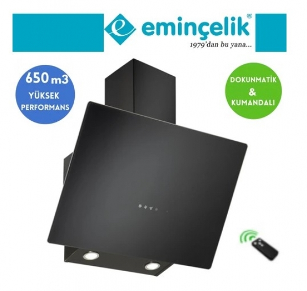 Eminçelik ve AFM Siyah Ankastre Set 12225 + FM 7700 + EC-CH 1460 RC B60