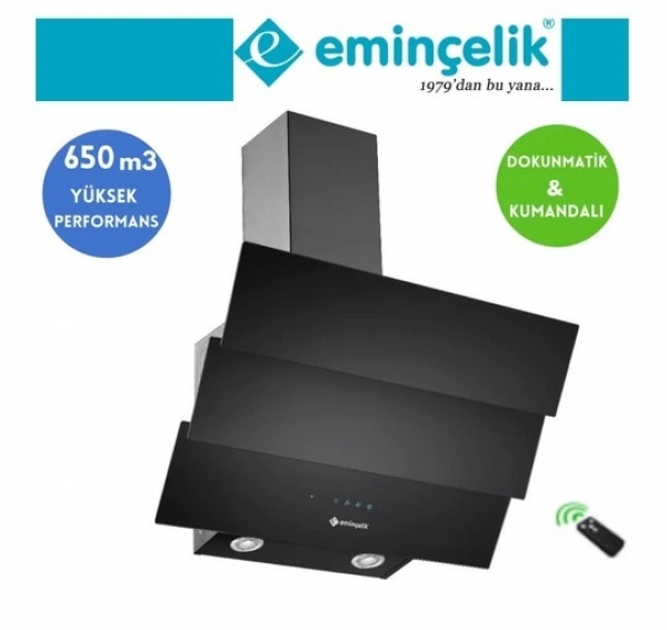 Eminçelik ve AFM Siyah Ankastre Set FM2200 BD + FM 7700 + CH 1455 RC B60