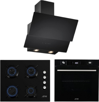 Eminçelik ve AFM Siyah Ankastre Set FM2200 BD + FM 7700 + CH 1454 RC B60