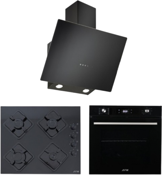 Eminçelik ve AFM Siyah Ankastre Set FM2200 BD + FM 7700 + EC-CH 1460 RC B60