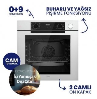 Ferre Beyaz Ankastre Set BL-136 + QEP64CB + D081-SA