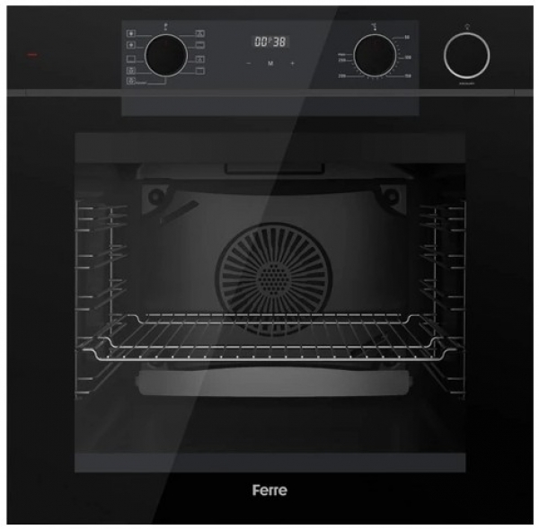 Ferre Siyah Ankastre Set BL-135 + QEP64CS + D080-SA