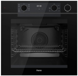 Ferre Siyah Ankastre Set BL-135 + QEP64CS + D080-SA