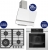 Ferre Beyaz Ankastre Set NT 026 + QEP64CB + D081-SA