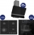 Ferre Siyah Ankastre Set NT 025 + QEP64CS + D080-SA