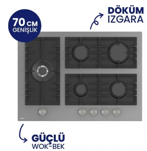 Ferre Gri Ankastre Set BL138 + QEP64CPR + D065-SA