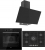 Ferre Icon Plus Siyah Ankastre Set ED035 + QBL63CS + D077