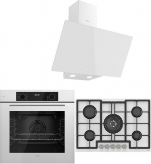 Ferre Icon Plus Beyaz Ankastre Set ED036 + QBL63CB + D078