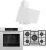Ferre Icon Plus Beyaz Ankastre Set ED036 + QBL63CB + D078