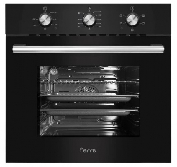 Ferre Siyah Ankastre Set BF-075 + 11002 + D016