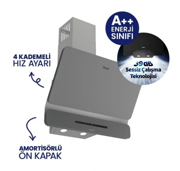 Ferre Gri Ankastre Set BL138 + QEP63CPR + D082-SA