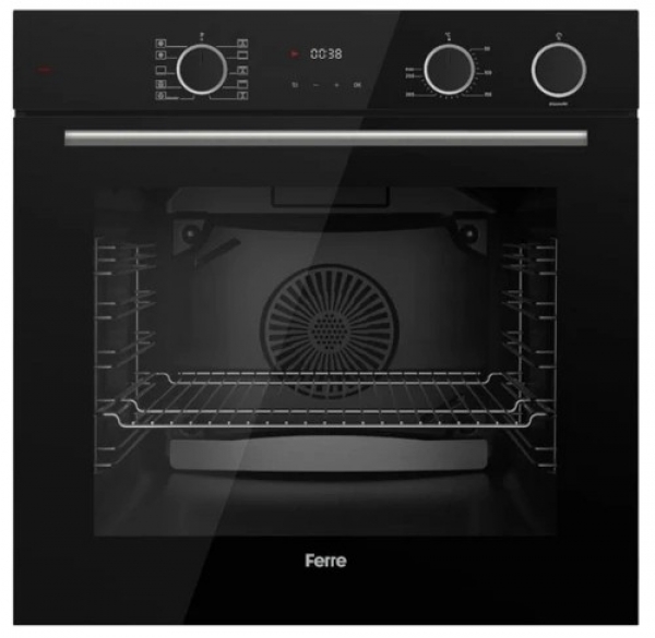 Ferre Siyah Ankastre Set MS261 + XE64CS + D080-SA