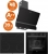 Ferre Siyah Ankastre Set MS261 + XE64CS + D080-SA