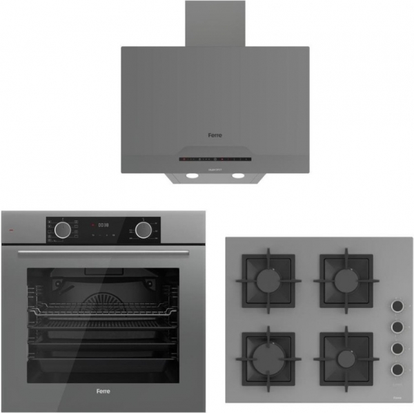 Ferre Gri Ankastre Set SC208-FA + XE63CPR + D065-SA