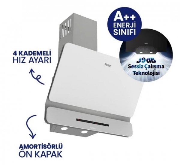 Ferre Beyaz Ankastre Set BL-136 + QEP63CB + D081-SA
