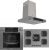 Ferre Steam Plus Gri Ankastre Set SS038 + QEP64CPR + D102