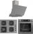 Ferre Gri Ankastre Set SC408 WFA + XE64CPR + D065