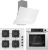 Ferre Beyaz Ankastre Set SC206 + XE64CB + D064
