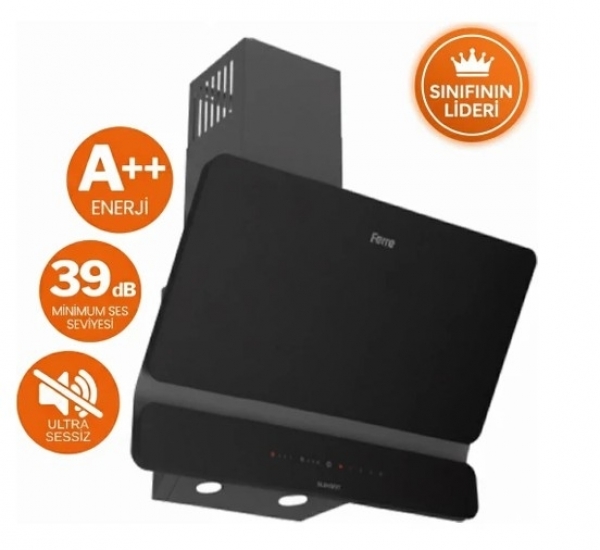Ferre Siyah Ankastre Set MS261 + QEP64CS + D080-SA