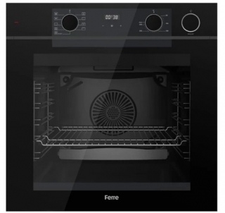 Ferre Siyah Ankastre Set MS261 + QEP64CS + D080-SA