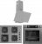 Ferre Gri Ankastre Set SC408 WFA + XE64CPR + D088