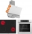 Ferre Beyaz Ankastre Set MS263 + XE63CB + D081-SA
